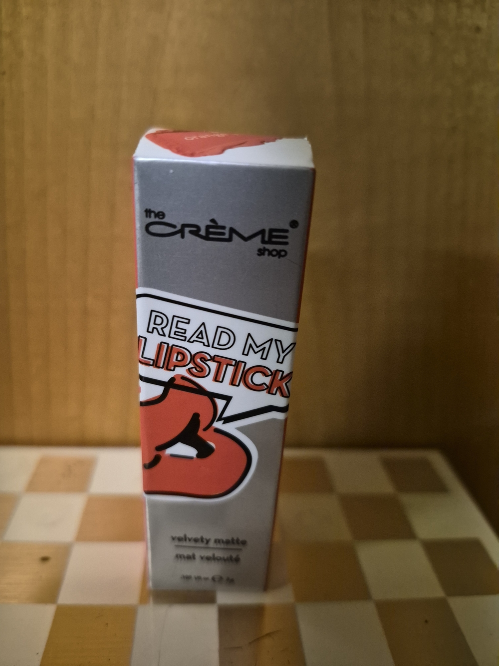 The Crème Shop Read My Lipstick - Velvet Matte Lipstick in Red